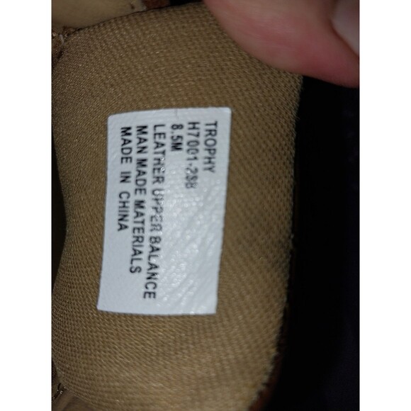 H.S. Trask Men's Size 8.5 M Brown Leather Trophy Lace Up Shoe - Picture 10 of 10